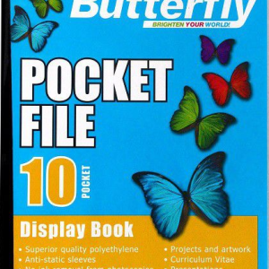 Butterfly 10 Pocket File