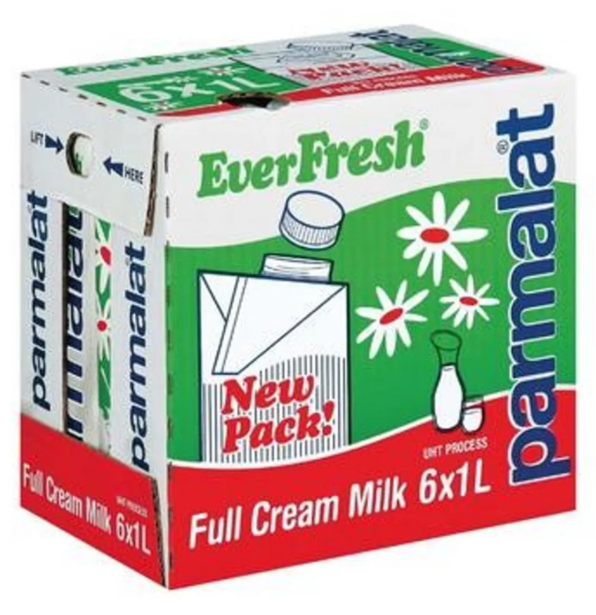 Longlife Milk 1L – 6 pack (Full Cream) - Samar Office