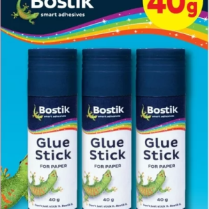 Bostik 40G Glue Stick (3 Pack)