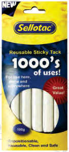 SELLOTAC STICKY TACK 100g