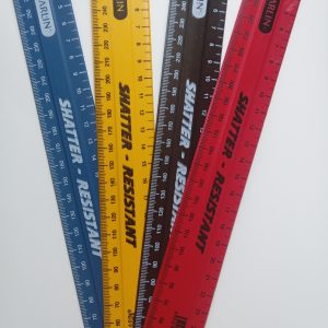 Marlin Shatterproof Ruler - 30cm