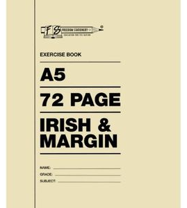 A5 72pg Irish & Margin - Freedom Stationers