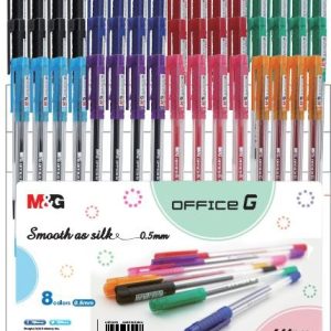 M&G stick gel pen 8 colors 0.5mm 13279
