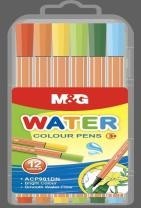 M&G hex watercolors pen 12colors 901DN