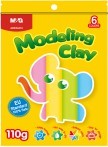 M&G play dough 6 colors 110g 04474